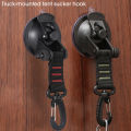 2ชิ้นตัวดูดเต็นท์รถยนต์แก้วยี่ห้อ Buckle ด้านข้างกลม/สามเหลี่ยมกันสาดสมอกลางแจ้งเต็นท์แคมปิ้งดูดยึดตะขอยึด. 