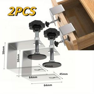 4PCS Heavy Duty Drawer Fixing Clips Secure & Durable Cabinet Organizer for Filipino Homes