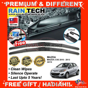 Taiwan Silicone Wiper MAZDA 2 DE 2010-2013 (24/14) RAIN-TECH RAZOR HYBRID Aerodynamic Car Wiper