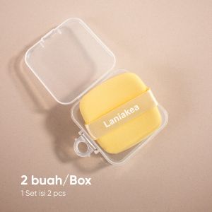 LANIAKEA 8PCS Spons Puff Bedak Makeup Loose Powder Foundation cushion Multifungsi