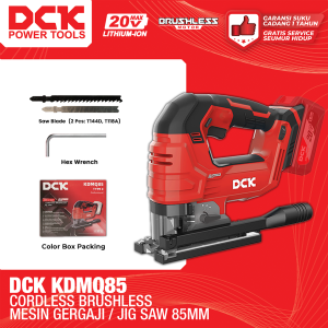 DCK KDMQ85 Cordless Brushless Mesin Gergaji / Jigsaw 85mm