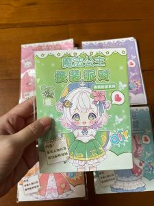 Buku Stiker DIY Ganti Baju Sticker Dress Up Fashion Sticker DIY Fashion Diary (5lembar)