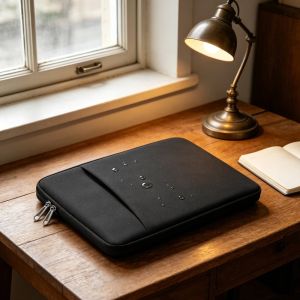 13-15.6 inch Oxford Laptop Sleeve Shockproof Soft Liner Notebook Bag with Front Pocket