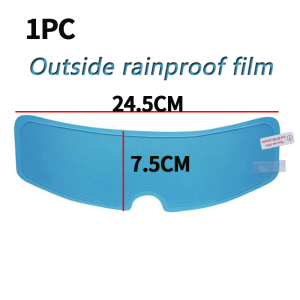 Rainproof Motor Cover Sunshade Waterproof Motorcycle Helmet Films Visor Helmet Sun Visor Pads Anti Fog Rain Film