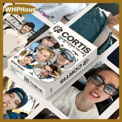 WHPHous 55 cái bộ Laser thẻ Kpop thần tượng cortis loạt Album mới Lomo thẻ bưu thiếp printd photocards người hâm mộ bộ sưu tập quà tặng
