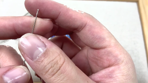 25 Pcs 10 for cm Long 0.5 mm Thick Beaded Needles Long Straight Beading Thread Needles Metal Hand Sewing Large Eye Needl