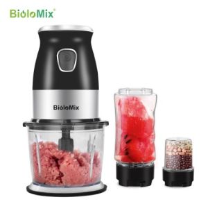 BPA FREE 500W Portable Personal Blender Mixer Food Processor With Chopper Bowl 600ml Juicer Bottle Meat Grinder Baby Food Maker
