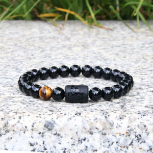 Corinna Constellation Zodiac Bracelet Mens Natural Stone Bead Couple Bracelet Ladies Friend Couple Gift
