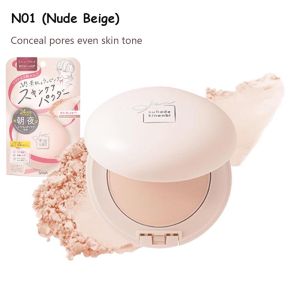 SANA Suhada Kinenbi Skincare Powder N 01 Nude Beige & N 02 Clear Beige 10g Overnight-Friendly Face Powder with Serum Ingredients Natural Makeup Oil Control Translucent Finish