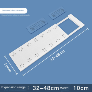 【SG Stock】Adjustable Wardrobe Closet Organizer Clothing Storage Shelves for Kitchen Bathroom Storage Holders Wall Shelf Mounted
