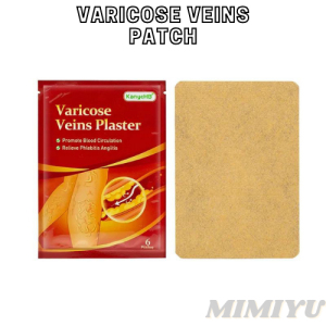 MIMIYU Varicose Veins Patch with Time-Released Nutrients for Gradual Sustained Relief and Improved Skin Appearance