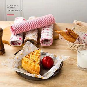 กระดาษรองอบกันน้ำกันน้ำมันและกันติดเหมาะสำหรับใส่ขนมขบเคี้ยวและบรรจุภัณฑ์แซนด์วิช