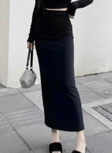 Chân váy bút chì xẻ sau KVYBODY C3 chất borip lụa mềm mịn dày dặn co giãn thích hợp mặc đi tiệc đi làm đi chơi