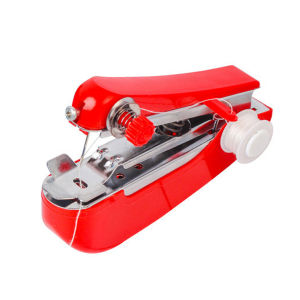 จักรเย็บผ้ามือถือ หยัดแรงงานเสื้อผ้าจัจักรเยการเย็บผ้าที่รวดเร็วแล เสื้อผ้าประหยัดแรงงาน จักรเย็บผ้า จักรเย็บผ้าธรรมดาขนาดเล็กแบบพกพา ที่มีประโยชน์สําหรับตัดเย็บเสื้อผ้า