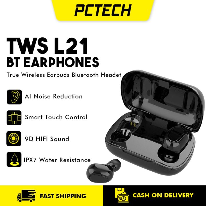 Popcorn L21 Pro TWS Bluetooth Earphones Wireless Headphone HiFi Sounds