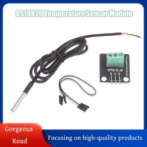 [Gorgeous] Hot Sale โมดูลเซ็นเซอร์อุณหภูมิ DS18B20กันน้ำสายเซนเซอร์ดิจิตอลสแตนเลสเทอร์มินัลอะแดปเตอร์สำหรับ Arduino