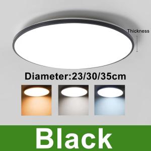 Ultra Thin Waterproof Round LED Ceiling Light for Bathroom Balcony Bedroom Lighting Fixture