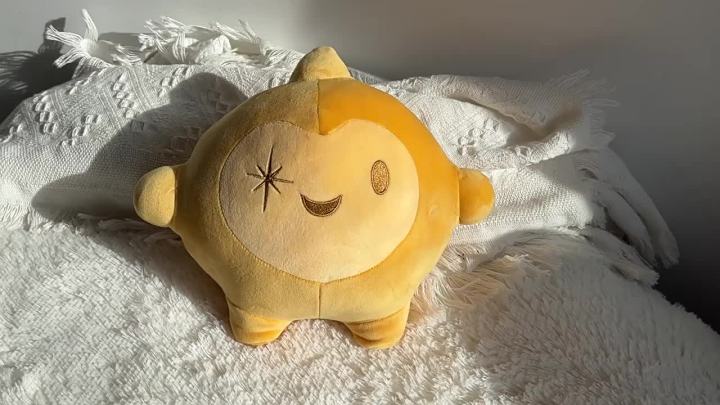 New Animated Movie Star Wish Wishing Star Plush Toy Yellow Cartoon ...