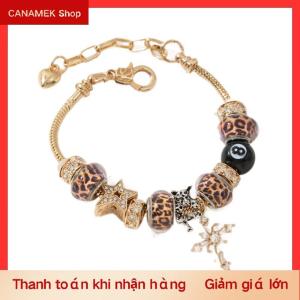 CS Leopard Print Starry Night Vòng Đeo Tay Sang Trọng Cho Phụ Nữ Hợp Thời Trang Đính Cườm Đồ Trang Sức Cao cấp Phụ Kiện Thời Trang
