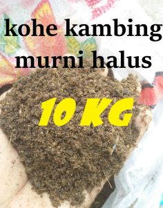 Paket 10 Kg pupuk kandang kambing murni fermentasi halus siap pakai