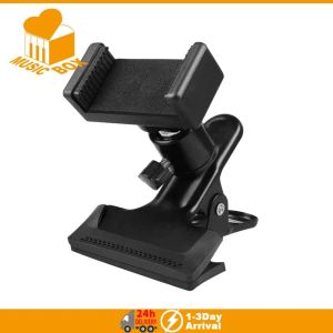 Guitar Head Clip Mobile Phone Holder Live Broadcast Bracket Stand Tripod Clip Head