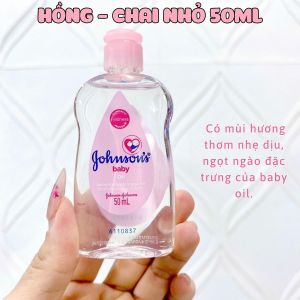 Dầu Massage Johnsons Baby Oil Dưỡng Ẩm 50ml & 200ml