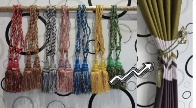MURAH CUCI GUDANG!! GORDEN JENDELA PINTU EMBOS POLOS 135X220 RING 12 PINTU DAN JENDELA HOMEMADE MURAH GROSIR Tirai untuk Rumah
