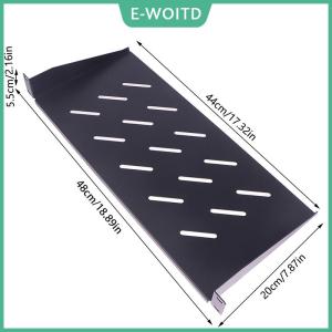 【E-WOITD】 1U Server Rack Mount Shelf Vented Cantilever Tray For 19Inch Network Equipment Rack Cabinet Fine Workmanship