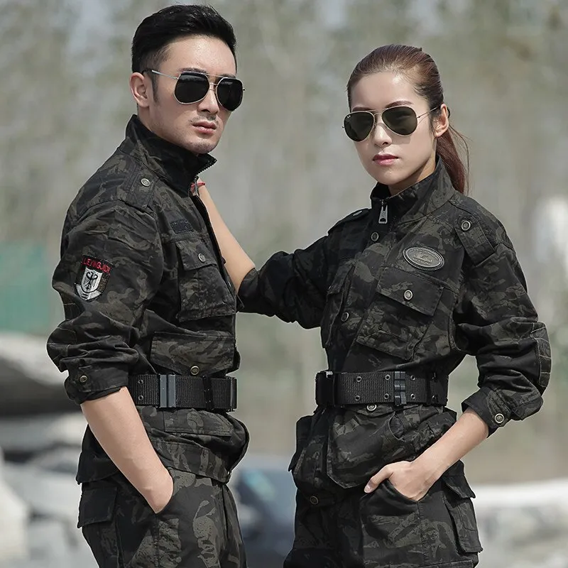 Military Uniform Tactical Camouflage Clothes Cotton Warm Suit Men