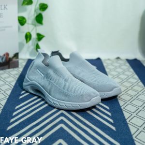 SEPATU SNEAKERS WANITA TERBARU PRAKTIS SPORT COMFY BAHAN FLYKNIT IMPORT FAYE