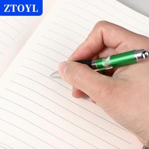 [COD] ZTOYL ปากกาลูกลื่นสำหรับเครื่องเขียนมีห่วงสายคล้องที่มีหัวเข็มขัดแบบดึงได้ง่าย