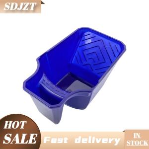 SDJZT 4-inch Handheld Paint Cup With Roller Holder - Durable PP Material Large Capacity Convenient For Brushes And Rollers