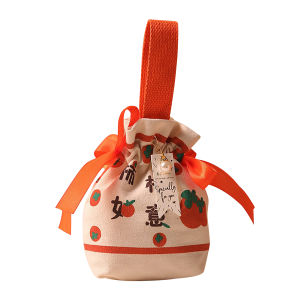 [pantorastar] 2025 CNY Chinese New Year Gift Bag Flannel Candy Bag Handbag Chinese New Year Spring Festival Wedding Souvenirs and Candy Gift Box 新年结婚喜糖盒子 绒布喜糖袋 婚礼伴手礼喜糖礼盒 中国风糖果袋