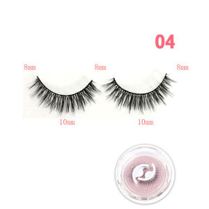 TookDee ขนตาปลอม 3D ติดเอง แบบมืออาชีพ มีกาวในตัว พร้อมกาวรีฟิล false eyelashes
