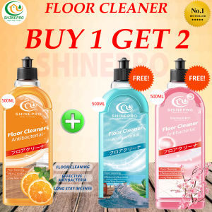 Buy 1 get 2 BIGSALE ShinePro Floor Cleaner 500ml 100% 3 Flavors Effective Antibacterial Powerful Decontamination Long Incense Natural Fragrance Dirt removal Remove various stubborn stains gentle& protect floor suitable for different cleaning problems