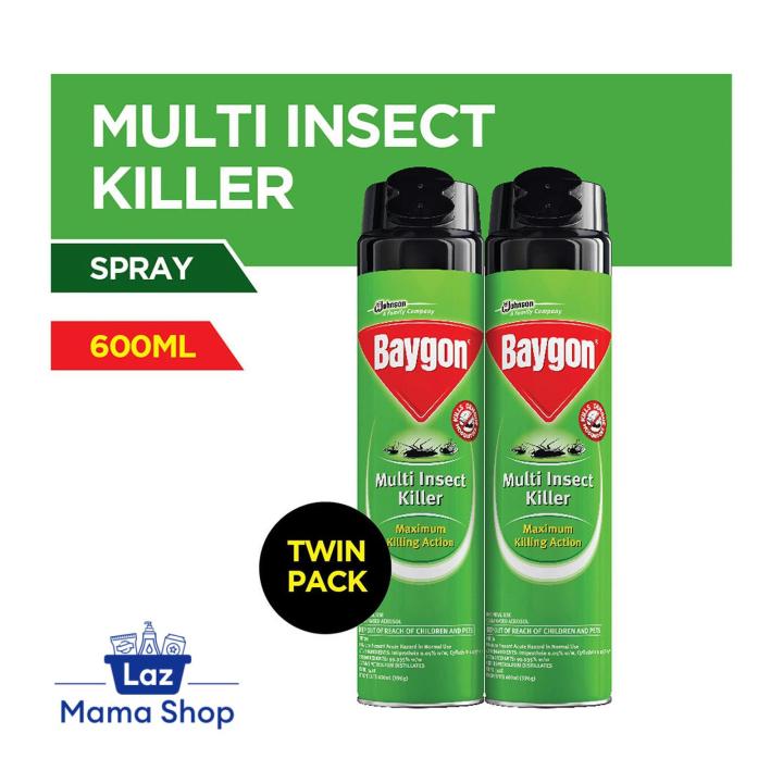 Baygon Multi Insect Killer Aerosol Spray Twin Pack (Laz Mama Shop ...