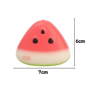 5Pcs Watermelon Stress Ball Squishy Toys for Adults Kids Slow Rising Squeeze Toy Anti-Anxiety Fidget Sensory Toys for Kids Gift