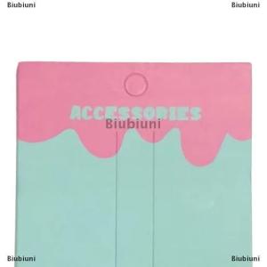 [COD] Biubiuni 50 cái kẹp tóc màu có thể treo thẻ giấy kẹp tóc thẻ giữ thẻ tự làm hiển thị các tông Phụ kiện tóc thẻ đóng gói