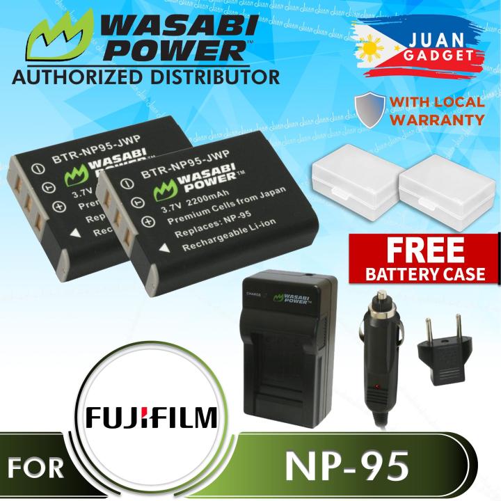 Wasabi Power Replacement Battery For Fujifilm NP-95 - Compatible With FinePix REAL 3D W1 & X100