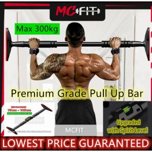MCFIT Adjustable Workout Pull Up Bar Chin Bar Fitness Door Way Gym Equipment Fit Accessories Training