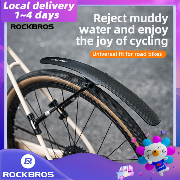 【MY Warehouse】ROCKBROS Road Bike Fenders Adjustable Quick Release