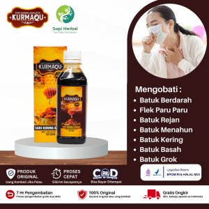 Obat Batuk Berdahak Kering dan Gatal Atasi Asma Sesak Nafas Obat Batuk Menahun Radang Tenggorokan Flu Pilek Sinusitis TBC Paru Paru Basah untuk Anak dan Dewasa - Sari Kurma KurmaQu Madu