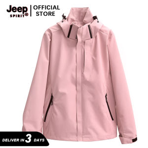 Jeep Spirit Outdoor Jacket For Women Men Hiking Camping Coat Waterproof Windbreaker Casual Jackets