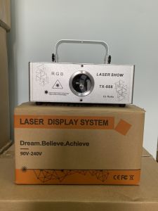 [TD] ĐÈN LASER TX-888 - ĐÈN CHIẾU HIỆU ỨNG 7 MÀU MỚI  CHUYÊN DÙNG TRONG PHÒNG BAY .