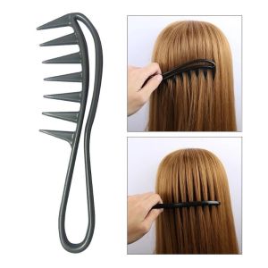 Plastic Comb Curly Hair Straight Hair Comb Salon Hairdressing Comb Massage Styling Tool