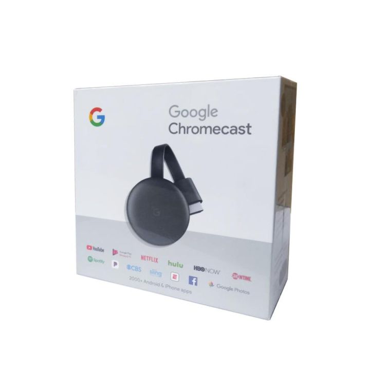 Google Chromecast 3rd Generation (Charcoal) | Lazada PH