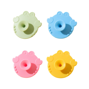 Gentle Massage Silicone Baby Brush Grade Cartoon Shower Cleansing Tool for Newborns Sensitive Skin Care