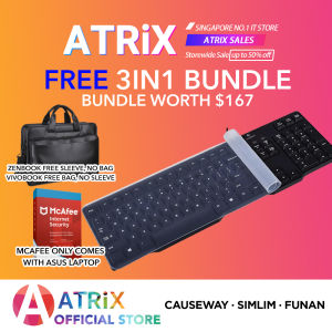 3IN1 Bundle | Keyboard Cover McAfee AV(Only ASUS) Original Bag(Exclude E210)