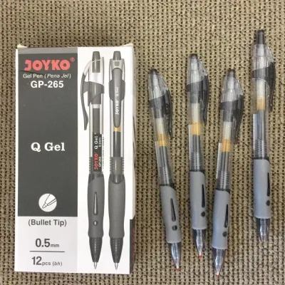 Pulpen Q Gel Joyko 05mm HITAM (isi 12)