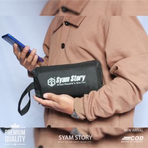SYAM STORY Sarung Tenun Dewasa Travel Pouch Sarung Shalat Traveling Dewasa